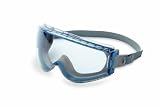 Uvex S39610C Stealth Safety Goggles, Teal And Gray Body, Clear Uvextreme Anti-Fog Lens, Neoprene Headband