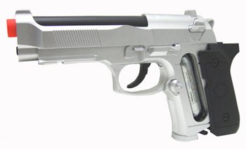 Tactical M92 CO2 Version, Silver airsoft gun