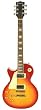 Badaax Lp1 Cherry Burst Lefty Electric Guitar With Free Case