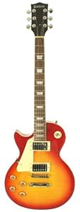 Badaax Lp1 Cherry Burst Lefty Electric Guitar With Free Case