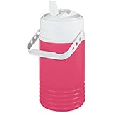 Igloo 00041657 Legend Beverage Jug, 1/2 gallon, Pink/White