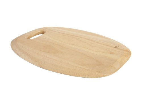 T&G Surf Board in Natural Hevea Wood, Large