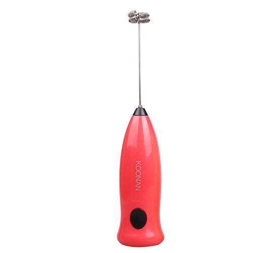 Yinyol Best Quality Milk Frother – Professional Barista Style (red)