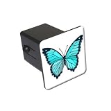 Butterfly - 2 Tow Trailer Hitch Cover Plug Insert Truck Pickup RV 