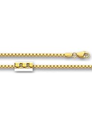 14K Yellow Gold Classic Mirror Box Chain (Width 1.7mm)