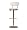 Baxton Studio Veronica Vinyl Swivel Bar Stool, White Image #1