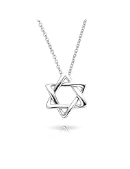 Bling Jewelry Sterling Silver Star of David Pendant