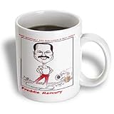Londons Times Funny Music Cartoons - Freddie Mercury - Mugs