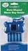 Blue Bone-Shaped Dog Waste Bag Holder w/20 Blue Striped Bags & Package of 3 Rolls of Blue Stripe Replacement Bags