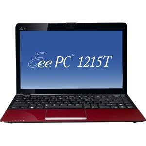 ASUS Eee PC Seashell 1215T-MU17-RD 12.1-Inch Netbook (Red)