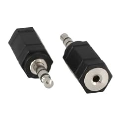 Audio Adapter, 2,5mm Klinke Buchse an 3,5mm Stecker, Stereo