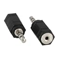Audio Adapter, 2,5mm Klinke Buchse an 3,5mm Stecker, Stereo