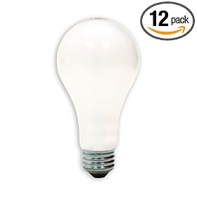 GE 97482-12 50 200 250-Watt A21 3-Way Soft White Light Bulb, 12-Pack by General Electric