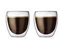 Bodum Pavina 8.5-Ounce Double-Wall Thermo Tumber/DOF Glass, Set of 2