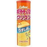 カルビー ポテトチップス クリスプうすしお 115g×6入