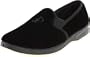 Foamtreads Men's Glendale,Black Velour,7.5 M US