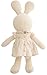 Organic Cotton Baby First Doll (No Dyeing Natural Organic Cotton) ... (Amy the Bunny 19.6 inches)