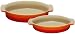 Le Creuset Stoneware Oval Dish Set, Volcanic, 24 cm and 28 cm