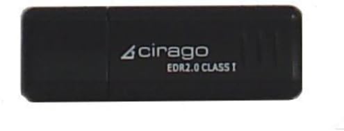 Cirago Bluetooth Adapter USB CLASS1 20 Edr Range 330FT