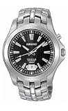 Seiko Steel Perpetual Calendar Black Dial Men's Watch #SNQ101