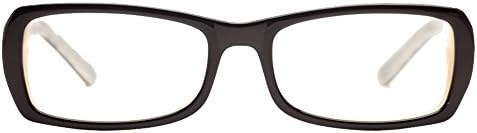 Computer Glasses by Phonetic Eyewear Ellie in Black/Pearl with Blue Light Protection