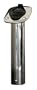AFI 40018 Flush Mount Open End Fishing Rod Holder (Stamped Stainless Steel, 60-Degree Tube)