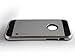 iPhone 6+ 6S+ Plus Case, Renegade Cases Slim Protector Series - Brushed Silver Hard Durable Protective Shell