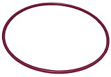 Medium (40") weighted (650g) exercise & dance Plain Red Hoola Hula Hoop