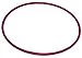 Medium (40) weighted (650g) exercise & dance Plain Red Hoola Hula Hoop