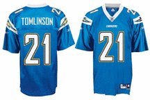 Reebok San Diego Chargers Ladainian Tomlinson Youth Premier Alternate Jersey Small