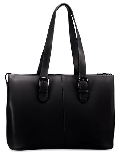Jack Georges Milano Black Madison Avenue Tote - JG-BK3902
