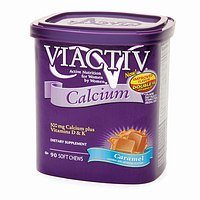 Viactiv Caramel Soft Calcium Chews - 120 Ct