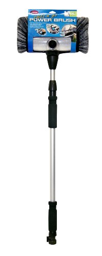 Carrand 93977 Flow-Thru Power Wash 10 Quad Soap Mixing Brush with 53 Extension Pole