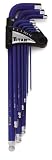 Titan 12713 13-Piece Extra-Long Arm Ball Tip SAE Hex Key Set