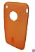 GO IC537 Soft Silicone Gel Skin Protector Case for Apple iPhone 3G/3GS - 1 Pack - Carrying Case - Retail Packaging - Orange