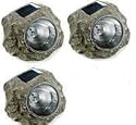 3x Large Rock Solar Lights