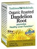 Traditional Medicinal Organic Roasted Dandelion Root - 16 Bags