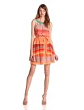 31cwe9T1DwL. SL160  Jessica Simpson Womens Sleeveless Stripe Dress