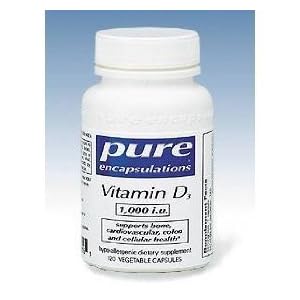 Pure Encapsulations Vitamin D3 1000 IU 120 Caps