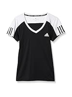 adidas Camiseta Manga Corta Tennis Club (Negro / Blanco)