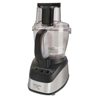 Black & Decker FP2500S Wide-Mouth Food Processor-500 Watts, Stainless Steel
