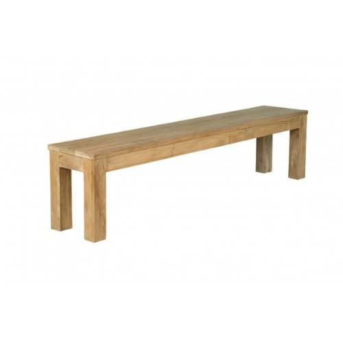 Banc tabouret en teck massif 180 cm