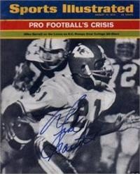 Mike Garrett Autographed/Hand Signed Sports Illustrated Magazine (Kansas City Chiefs)