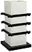 Great Simple Inexpensive Beautiful Gift Ideas - 1.5ft. Ido 3 Plane Japanese Lantern Oriental Lamp - Black