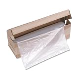 HSM Shredder Bag,58 gal - 21 x 17 x 44 - 100 / Roll - Clear