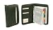 Black Leather Look Non Dated Zippered Agenda Organizer