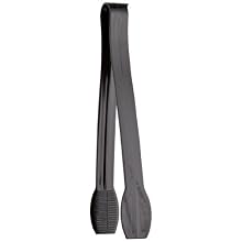 CaterLine A7TSBL 9" Black Color Serving Utensils Tongs (Case of 48)