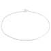Sterling Silver Anklet Ankle Necklace 9"
