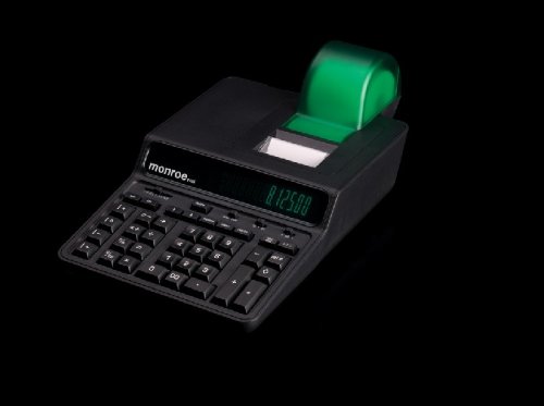 Monroe 8125 12 digit heavy duty desktop print-display calculator