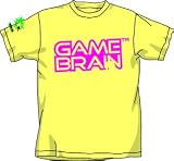 CHARACTERS　ゲーム脳Tシャツ XL（LEMON ZEST）